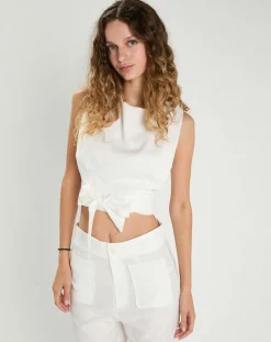 The Korner Tops Et Blouses|Top Laurence blanc