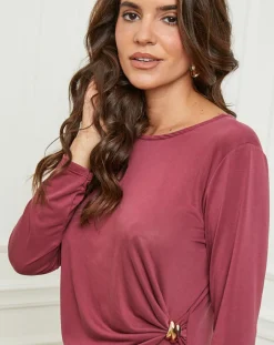 L'Armoire de Suzette Tops Et Blouses|Top Lena bordeaux