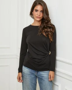 L'Armoire de Suzette Pulls|Top Lena noir