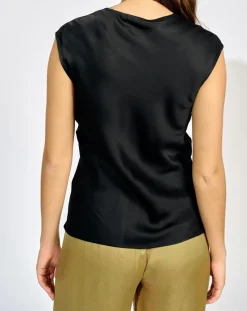 Lauren Vidal Tops Et Blouses|Top Lison noir