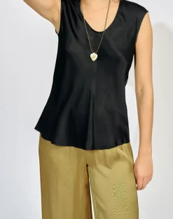 Lauren Vidal Tops Et Blouses|Top Lison noir