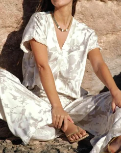 Lauren Vidal Tops Et Blouses|Top Luna écru