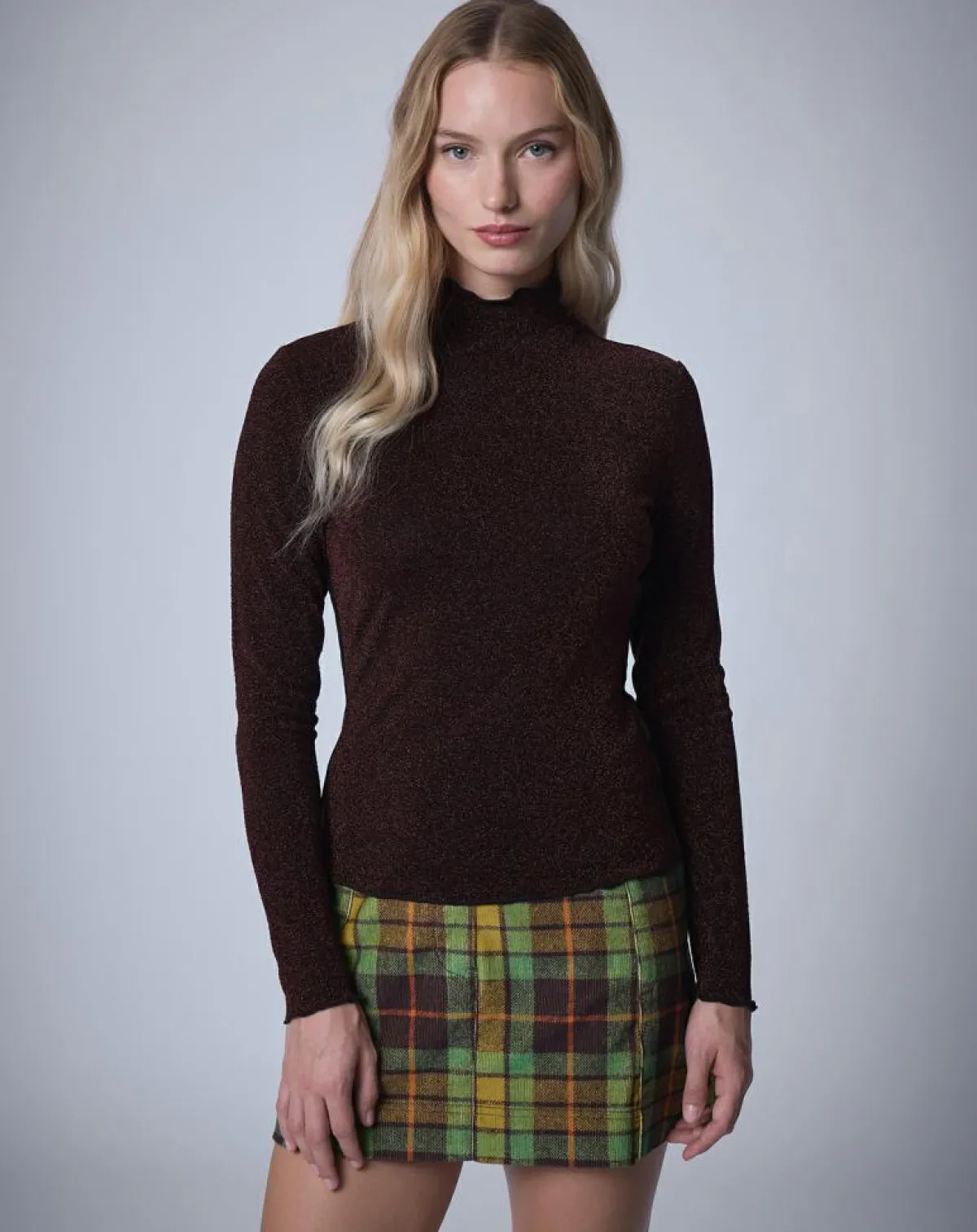 Manoush Tops Et Blouses|Top Lurex chocolat