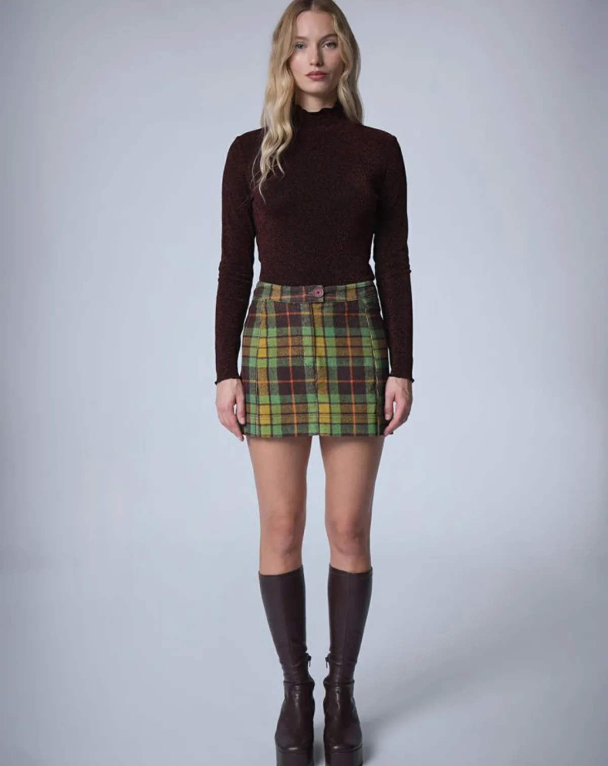 Manoush Tops Et Blouses|Top Lurex chocolat