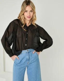 See u Soon Tops Et Blouses|Top Maeva noir