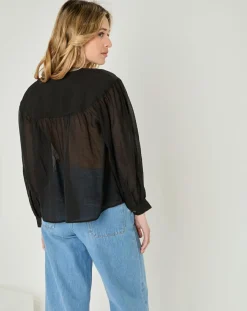 See u Soon Tops Et Blouses|Top Maeva noir