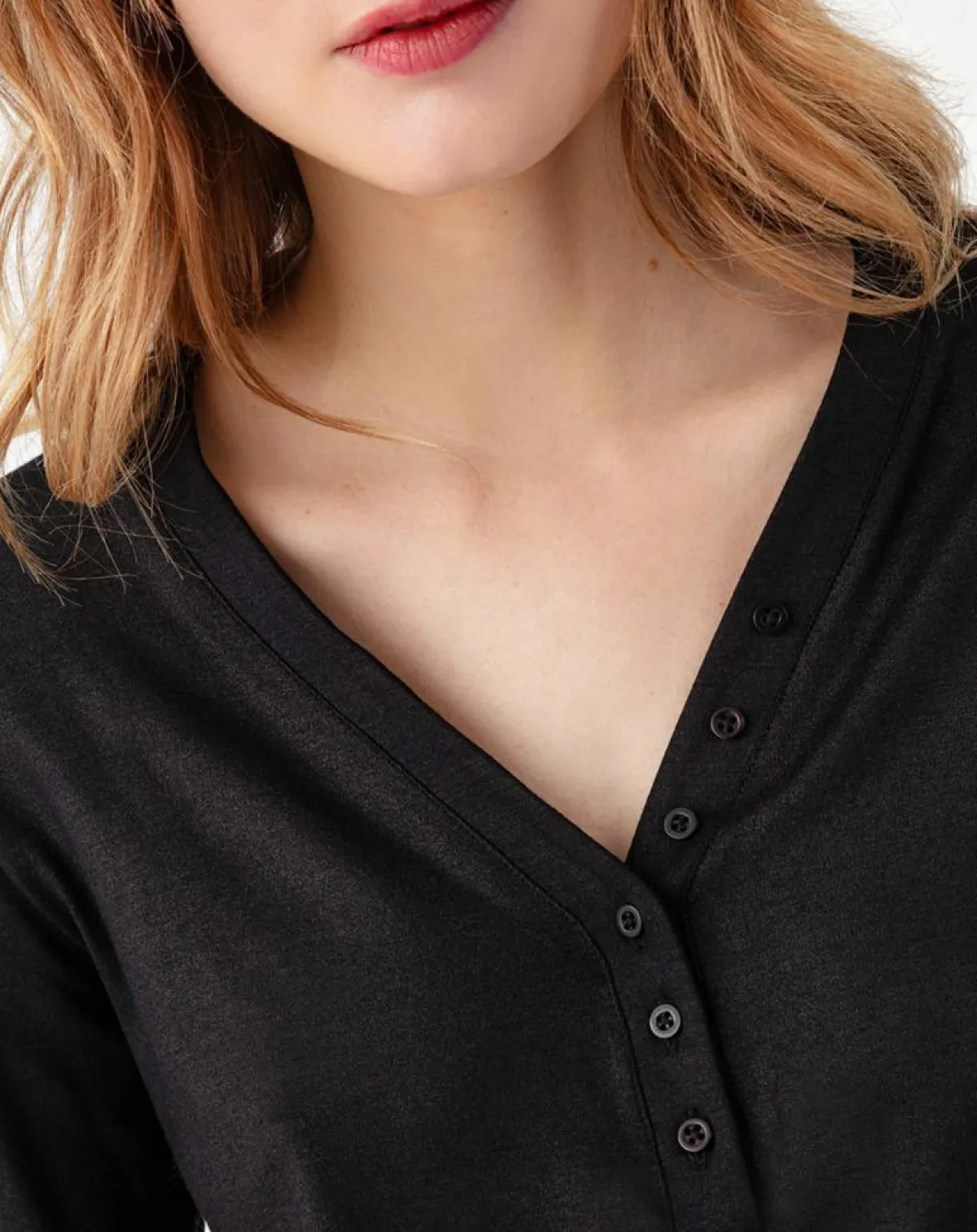 Indies Tops Et Blouses|Top Manches Longues Stella irise noir