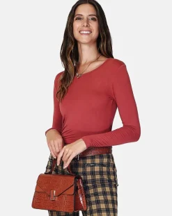 Assuili Tops Et Blouses|Top Nisa bois de rose