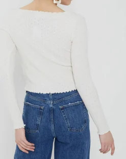 BDG by Urban Outfitters Tops Et Blouses|Top noori tie écru