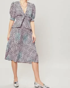 Manoush Tops Et Blouses|Top Panthère bleu/rose