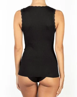 Mare T-Shirts|Top sans manches Laine mélangée noir