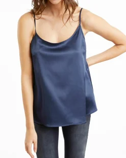 Lauren Vidal Tops Et Blouses|Top satiné Essential nuit