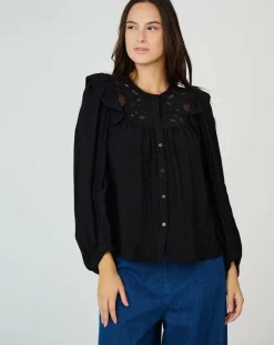 See u Soon Tops Et Blouses|Top Sophie noir
