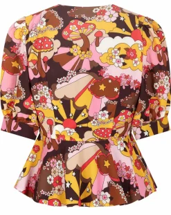 Manoush Tops Et Blouses|Top Sun marron