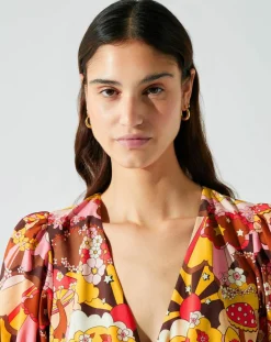 Manoush Tops Et Blouses|Top Sun marron