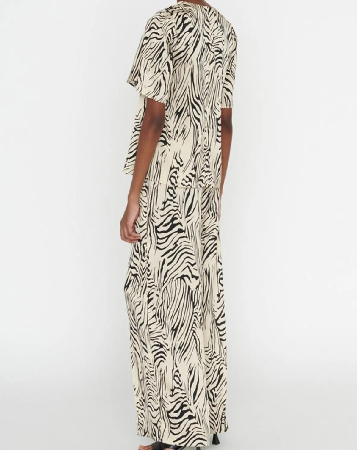 Zapa Tops Et Blouses|Top Tangui imprimée animal noir/beige