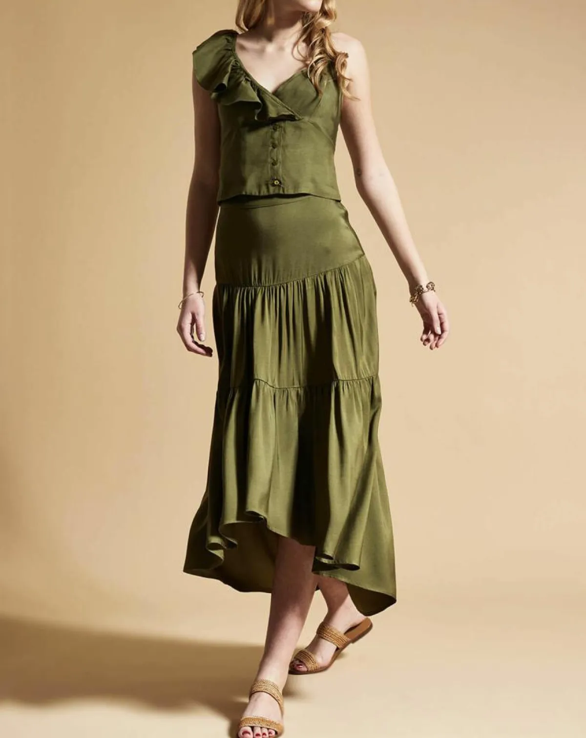 Belair Tops Et Blouses|Top Teroli kaki