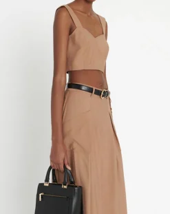 Zapa Tops Et Blouses|Top Tislen havane