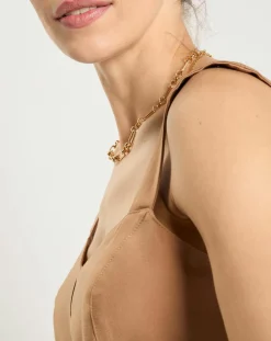 Zapa Tops Et Blouses|Top Tislen havane