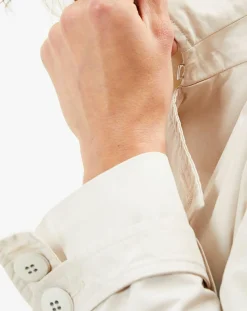 MaxMara Studio Manteaux|Trench Croisé Ceinture Scacco beige