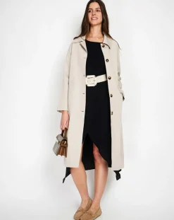 Assuili Manteaux|Trench Léa beige