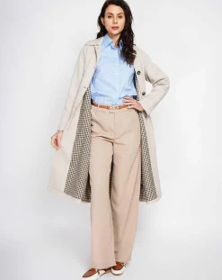 Assuili Manteaux|Trench Léa beige