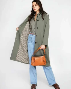 Assuili Manteaux|Trench Léa kaki claire