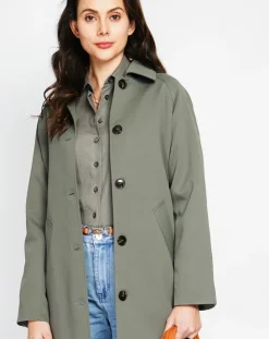 Assuili Manteaux|Trench Léa kaki claire