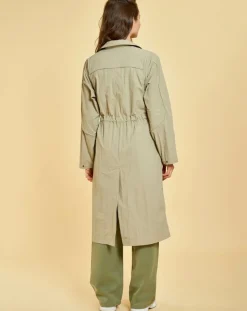 Gertrude + Gaston Manteaux|Trench Lilou sable