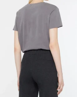 Yerse T-Shirts|T-Shirt 100% Coton Bio Ana gris foncé