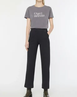 Yerse T-Shirts|T-Shirt 100% Coton Bio Ana gris foncé