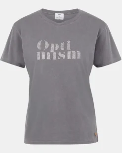 Yerse T-Shirts|T-Shirt 100% Coton Bio Ana gris foncé