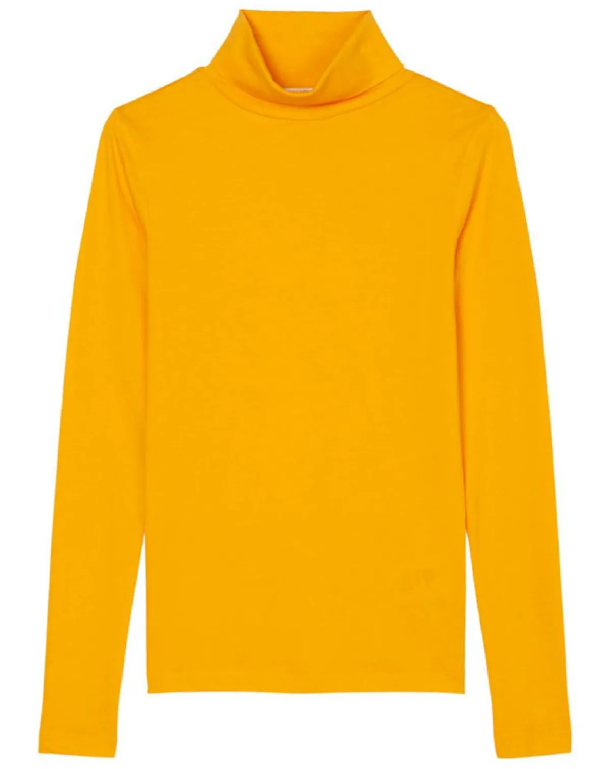 Marc O'Polo T-Shirts|T-Shirt 100% Coton Bio col roulé orange