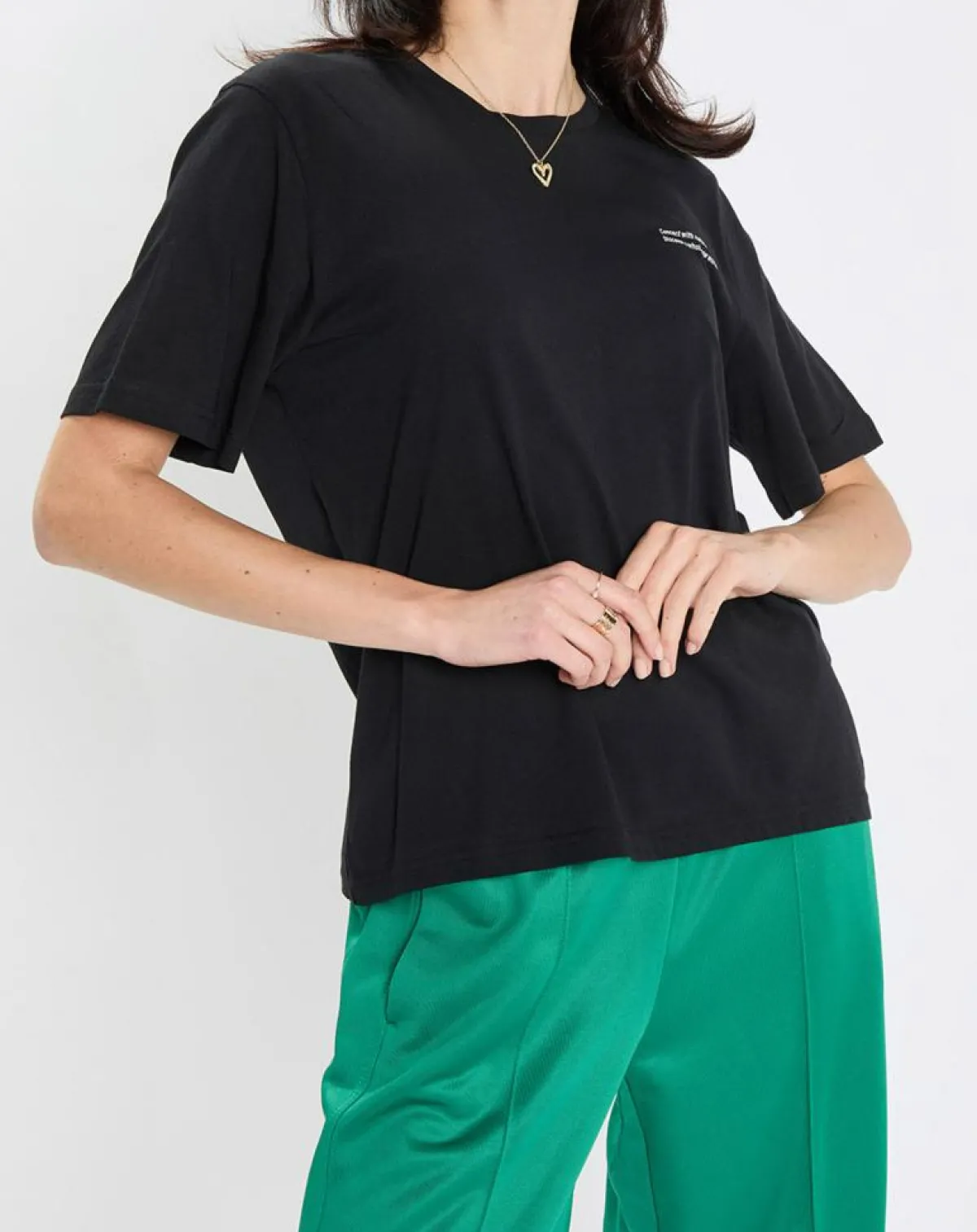 Marc O'Polo T-Shirts|T-Shirt 100% Coton Bio imprimé nature noir