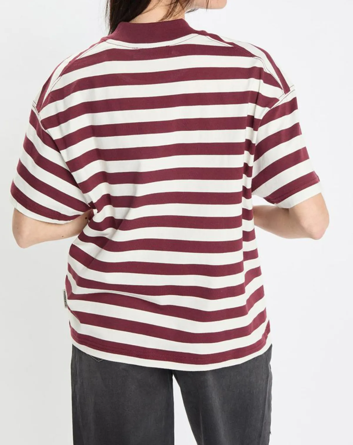 Marc O'Polo T-Shirts|T-Shirt 100% Coton Bio rayé rouge/blanc