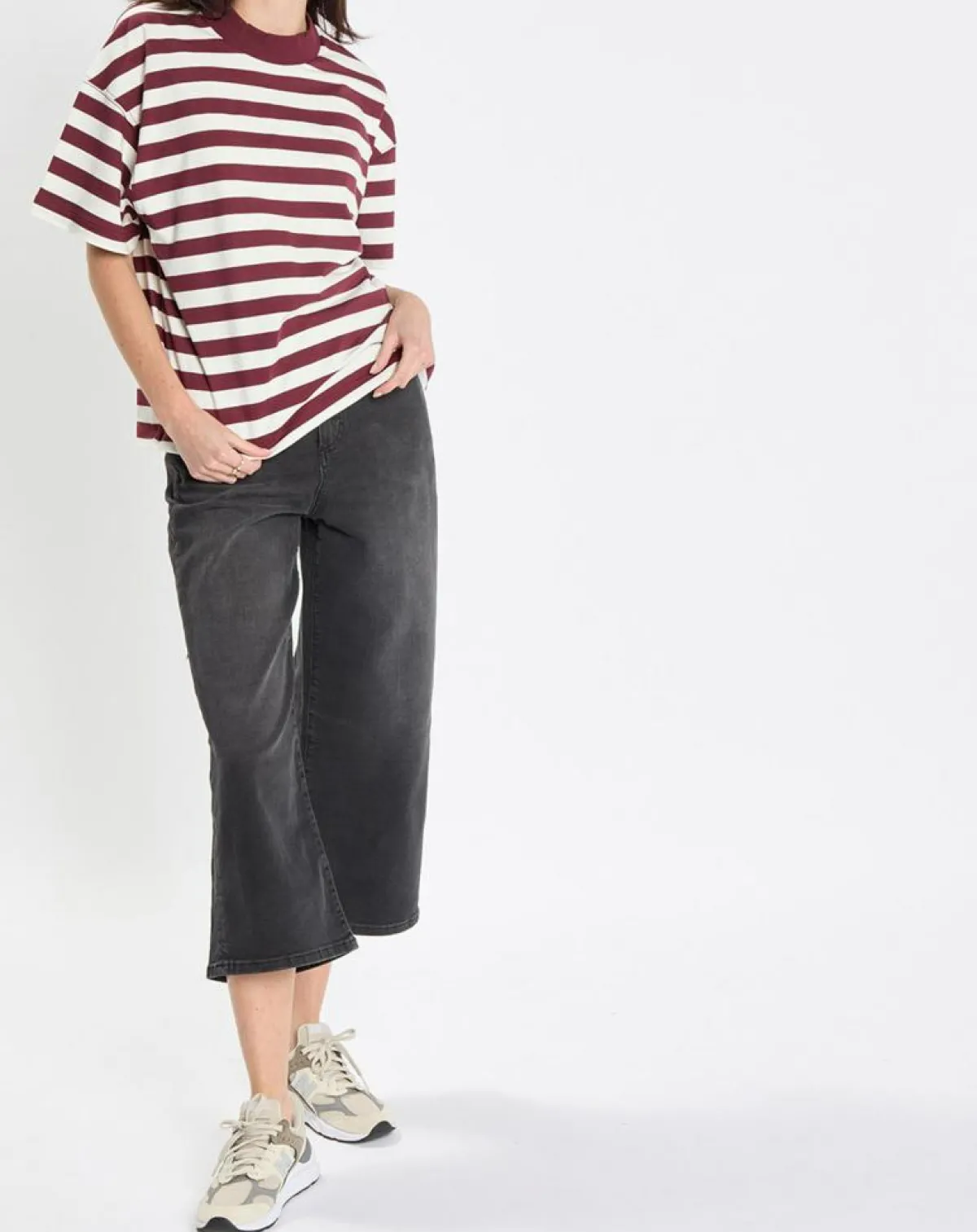 Marc O'Polo T-Shirts|T-Shirt 100% Coton Bio rayé rouge/blanc