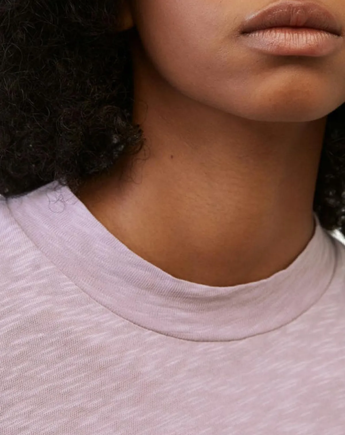 Marc O'Polo T-Shirts|T-Shirt 100% Coton Bio violet clair