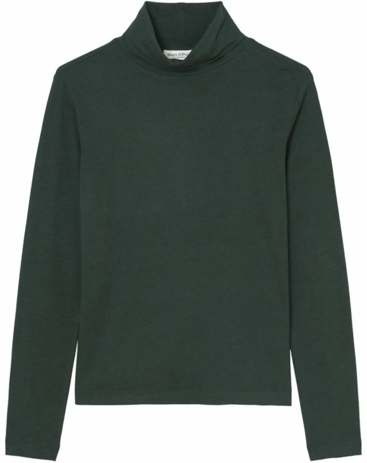 Marc O'Polo T-Shirts|T-Shirt col roulé vert foncé