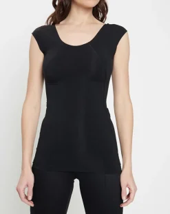 Wolford T-Shirts|T-Shirt Coton Contour noir