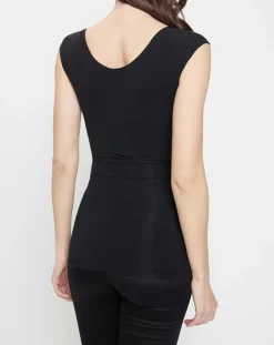 Wolford T-Shirts|T-Shirt Coton Contour noir