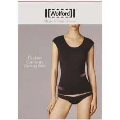 Wolford T-Shirts|T-Shirt Coton Contour noir