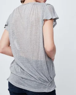 John Galliano T-Shirts|T-Shirt fluide gris souris