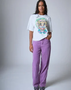 Manoush T-Shirts|T-Shirt Happy Holi blanc