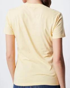 John Galliano T-Shirts|T-Shirt imprimé avec perles jaune/multicolore