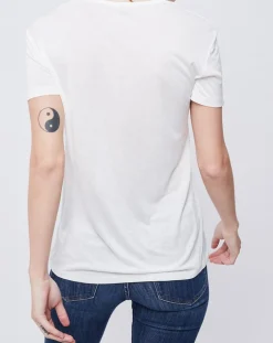 John Galliano T-Shirts|T-Shirt imprimé blanc cassé/multicolore