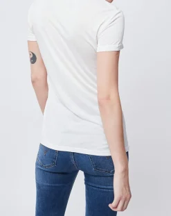 John Galliano T-Shirts|T-Shirt imprimé blanc cassé/multicolore