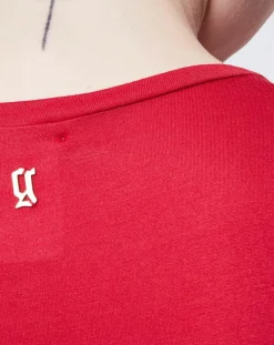 John Galliano T-Shirts|T-Shirt imprimé ethnique rouge/multicolore