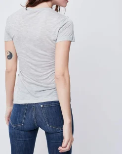 John Galliano T-Shirts|T-Shirt imprimé gris clair