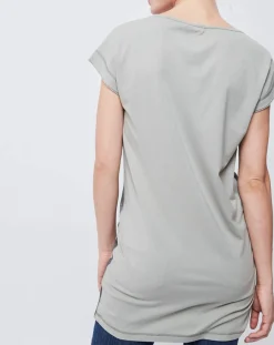 John Galliano T-Shirts|T-Shirt imprimé gris/bleu