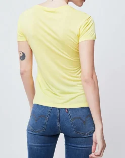 John Galliano T-Shirts|T-Shirt imprimé jaune/multicolore